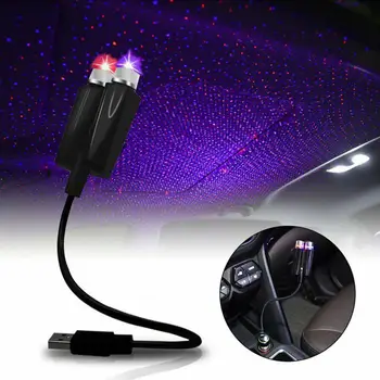 Masina Acoperiș Stea de Lumină cu Luminozitate Ridicată Clar de Proiectie Reglabil Mini-USB cu LED-uri Auto Înstelat Decor Lumina de Noapte pentru Masina