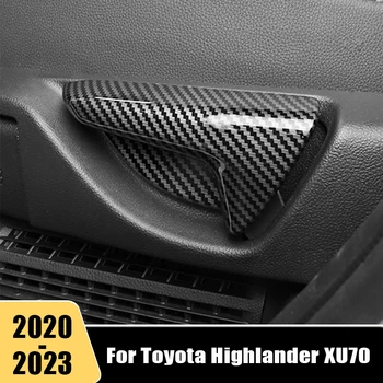 Masina Scaunul din Spate se Ocupe de Acoperire Cadru Ornamente Autocolante Decorative, Accesorii Pentru Toyota Highlander Kluger XU70 2020 2021 2022 2023