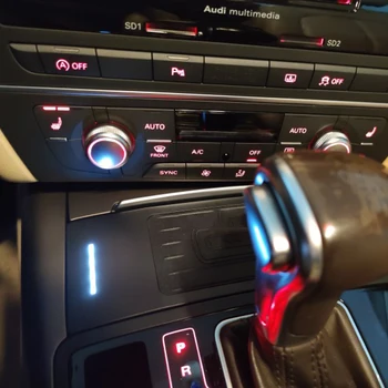 Masina Încărcător Wireless, Închiriere de Telefon Qi de Încărcare Suport Consola centrala Vehicul Mobil de Încărcare Adaptor de Alimentare pentru Audi A6 C7 A7 2016 2014