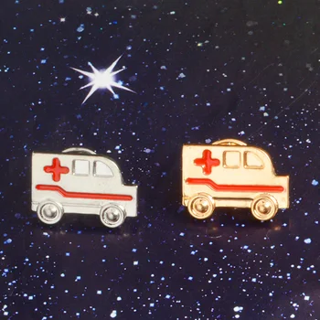 Matel Culori Roșu Ambulanță Email Insigna de Rever Pin Broșă Bijuterii Medicale pentru Medicul/Asistenta/Student la Medicină Cadou