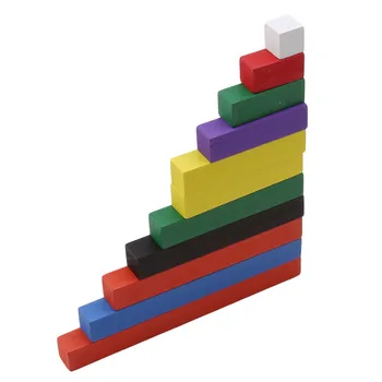 Materiale lemnoase de Lemn de Matematica Jucarii 1-10cm Număr Bețe Colorate Ascendent Conta Stick Învățământul Preșcolar Jucării de Crăciun de Vânzare Fierbinte