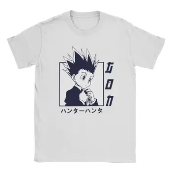 Men ' s T-Shirt Gon Freecss Hunter X Hunter Distractiv Bumbac Tricou Maneca Scurta Anime T Shirt Echipajul Gât Haine 4XL 5XL