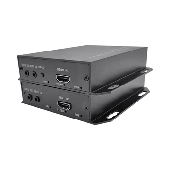 Mici HDMI Fibra Optica Extender Video Digitale Necomprimate de Emisie-recepție Analogică Audio de 3,5 mm LC Interfață Optică SFP Modul Single