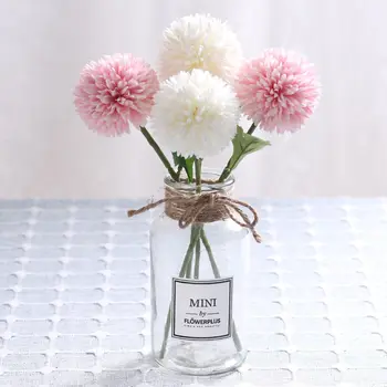 Mici proaspete hortensie fals flori artificiale flori de camera de zi de decorare masă de mătase în stil art deco viața distractiv decor acasă 001/2023