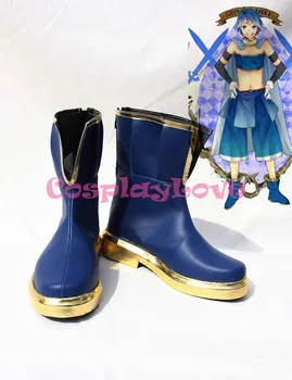 Miki Sayaka Albastru Cosplay Pantofi Puella Magi Madoka Magica Cele Mai Noi Personalizate Anime Japonez Cizme Lungi Pentru Halloween