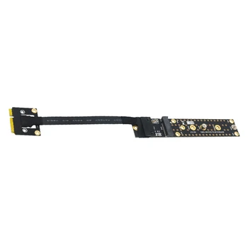 Mini Pcie Masculin La Cheie M Feminin Adaptor Cablu 20Cm Sprijin M. 2 Cheie M SSD 2230/2242/2260/2280 Mini Pcie Cablu de Extensie