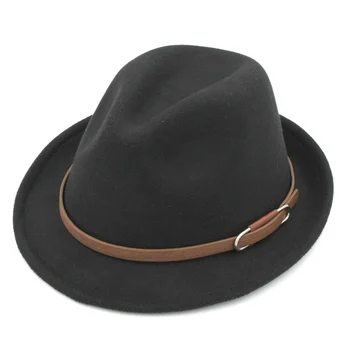 Mistdawn Unisex Pentru Adulti Noi De Moda De Top De Jazz Fedora Gangster Capac Sunhat Rigid Refuz În Aer Liber Elegant Elegant Trilby Pălărie Sombrero
