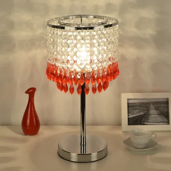 Moderne de Cristal Lampă de Masă Dormitor Lampa de Birou de Studiu Art Deco Lângă Luminile de Noapte Stand de Birou corpuri de Iluminat pentru Living Decor Acasă