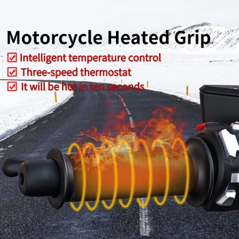 Motocicleta Încălzit Ghidon 12V 15W 20W 25W Încălzire Electrică Prindere Ride Cald 3-Viteza Reglabila Ghidon Motocicleta Încălzire
