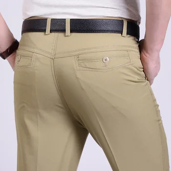 MRMT 2022 Brand Nou pentru Bărbați Pantaloni Casual Secțiune Subțire Talie Mare Adâncime Picioare Drept Liber de Barbati de Varsta Mijlocie, Pantalonii lui Tata Tinuta