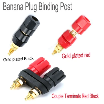Mufă Banană Cu Caracter Obligatoriu Post-Terminale Roșu Negru Conector Amplificator Terminale Banana Mufa Pentru Difuzor Mufe