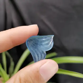Naturale Acvamarin în formă de coadă de pește pentru a Face Bijuterii DIY