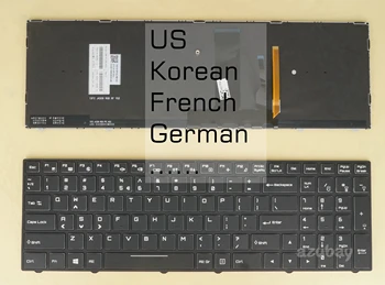 NE-coreeană franceză germană Tastatura Pentru Acer Nexoc G739, Metabox Prim-S P950EP, 6-80-N8500-011-1M1 6-80-N8500-011-1 cu iluminare din spate