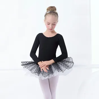 Negru/Roz Rochie De Balet Profesionist Lacul Lebedelor Balet Costume Fata De Copii Balet Dans, Rochie Dans Haine De Balerina Pentru Dans