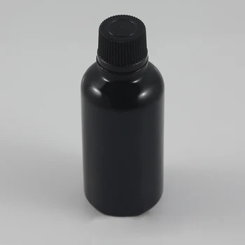 Negru stralucitor 50ml cosmetic dropper sticla crema ambalaj vânzare bine