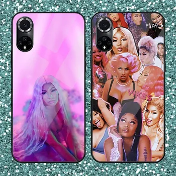 Nicki Minaj Cazul În Care Telefonul Pentru Huawei P20 P9 P30 P40 P50 Smartphone-Uri Z Pro Plus 2019 2021 Și Călită De Sticlă Colorate Acoperi