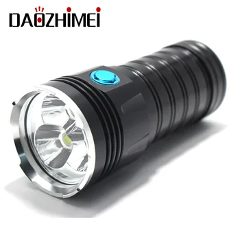 Noi de 3*XHP50 Ultra Puternica Lanterna cu LED 3 Moduri Impermeabil în aer liber USB Tactice de Vânătoare, camping LED Flash de Lumină
