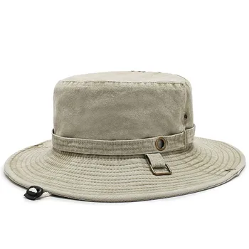 Noi de Vara Barbati Panama Găleată Pălării cu Vânt Coarda Lavabil Mare-marginea Plaja Pălărie Bărbați Plat Capac Pliabil Alpinism, de Călătorie Pălărie