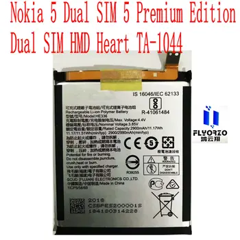 Noi, de Înaltă Calitate 2900mAh HE336 Baterie Pentru Nokia 5 Dual SIM 5 Premium Edition Dual SIM HMD Inima TA-1044 Telefon Mobil