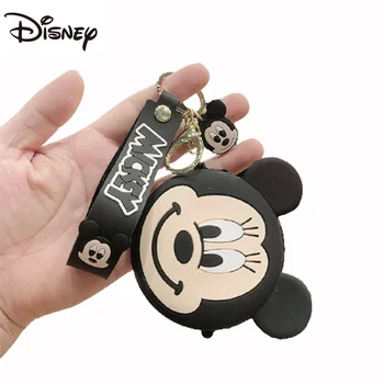  Noi Disney Vânzare Fierbinte Drăguț Pandantiv Cuplu Silicon Portofel Mic Imagine De Desene Animate Mini Poseta De Monede De Moda Doamnelor Breloc Lanț