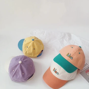 Noi Scrisori Minunate Broderii Copil Pălărie De Vară Pentru Copii Baieti Fete Șepci De Baseball De Bumbac Șapcă De Toamnă În Aer Liber Casquette Pălării De Soare