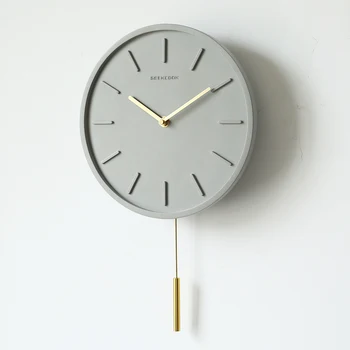 Nordic Creative Ceas cu Pendul Tăcut Cuarț Ceas Mecanism Pow Patrulă de Ceasuri de Decorare Camera de zi Ceas Relogio Parede 5ZB94