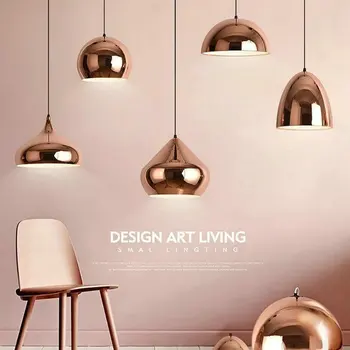 Nordic E27 LED Mingea Agățat Pandantiv Lampă pentru Camera de zi Dormitor Hol de Intrare Sala de Mese Modernă Acasă Decorative de iluminat