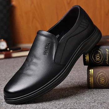 Noua moda piele barbati casual singur pantof din piele moale, talpa moale suprafață pantofi casual barbati pantofi sport pantofi de lucru
