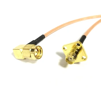 Noul Modem Conexiune prin Cablu SMA Male Plug Unghi Drept La Feminin Jack Panou RG316 Adaptorul cu Coadă 15CM 6 inch
