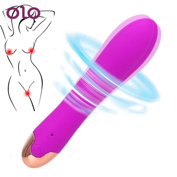 OLO Dildo Vibrator G-spot 5 Viteze de Masaj Jucarii Sexuale pentru Femei de sex Feminin Masturbator Vagin, Clitoris Stimula Puternic Vibrații