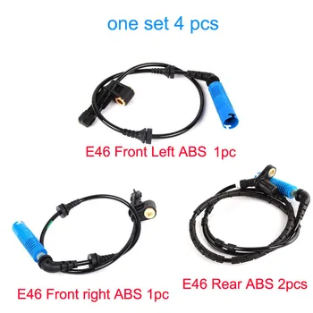 Original Eustein Senzor ABS Pentru BMW E46 Fata si Spate set 4 buc 34526752681 34526752682 34526752683 generator de Impulsuri ABS