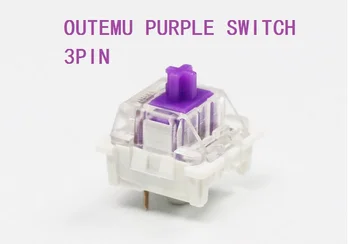 outemu 3pin clar shell violet 62g Tactile Comutator pentru personalizat tastatură mecanică gh60 xd64 xd60 eepw84 rgb 87 104