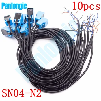Panlongic 10 BUC Senzor de Proximitate Switch-uri SN04-N2 4mm DC 10-30V NPN NC Normal Aproape NOU Transport Gratuit