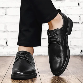 Pantofi Pentru Barbati din Piele, Piele Formale Pantofi Barbati Casual Barbati Barbati Negru de Cauzalitate Pentru Mocasini de Moda Oxford Spuma