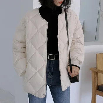 Parka Femei Stil Scurt Îngroșa Retro Iarna Femei, Paltoane și Jachete Ropa De Invierno Mujer Uza Moda coreeană Hanorac Chic