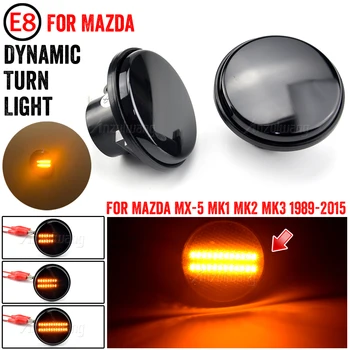 Partea Marker Lumina Pentru Mazda MX-5 MX5 Mk1 Mk2 Mk3 Dinamică LED de Semnalizare Lampă de Semnalizare 1989-2010 2011 2012 2013 2014 2015