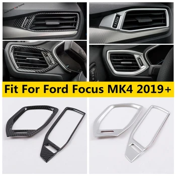 Pentru Ford Focus MK4 2019 -2022 Partea de Aer Condiționat Priza de Aerisire Trim ABS Aspect Fibra de Carbon / Mată de Interior Accesorii