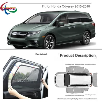 Pentru Honda Odyssey 2015 Masina Full geamuri Laterale Magnetice Umbra Soare Protectie UV Ray Blocarea Plasă Parasolar Accesorii Decor