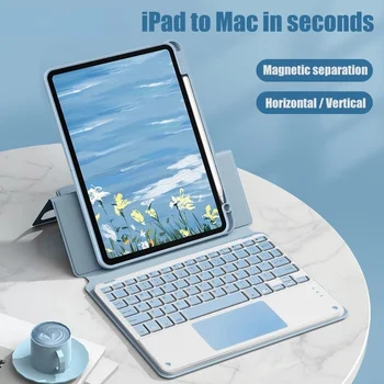Pentru iPad Mini 6 caz cu Tastatura Mouse-ul pentru 10.2 7/8/9 2021 Pro 11 de Aer de Aer 5 4 10.9 10.5 separare Magnetică Acoperi Funda