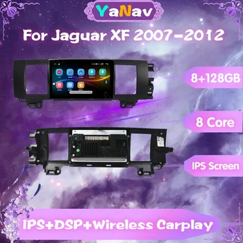 Pentru Jaguar XF 2007-2012 8G 128GB Auto Radio Auto Stereo de Navigare GPS Multimedia Player Video Wireless Carplay 4G WIFI 2 Din
