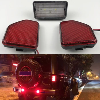 Pentru Jeep JL Bara Spate Led Coada de Lumină Led-ul Roșu a Barei de protecție Rupe Lumina Stopuri pentru Jeep Wrangler JL 2018 2019 accesorii
