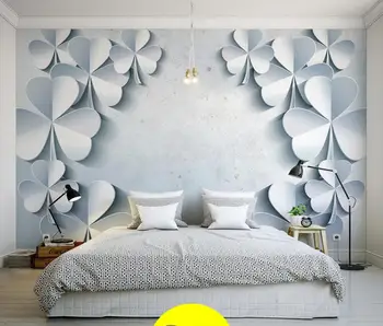 Personalizat minimalist modern, trifoi 3D murală,hotel, camera copii, dormitor, canapea tv de perete de fundal 3d tapet papel de parede