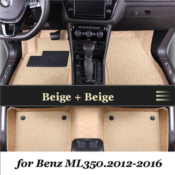 Personalizate covorase auto pentru Mercedes Benz ML 350 2012.2013.2014.2015.2016.Impermeabil din piele covorase