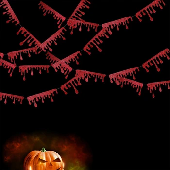 Picătură De Sânge Decor De Halloween Sângeroase Bannere Iarna Consumabile Crăciun Decorare Sloi De Gheață De Gheață Benzi Topi Zapada Picătură De Ploaie De Culoare