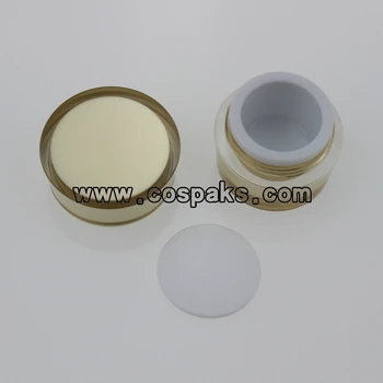 plastic borcan mic pentru cosmetice JA30-5g , 5 ml crema de fata eșantion borcane , gol recipient de plastic 5ml