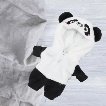 Plus Haine Haine Papusa Panda Salopeta Baby Doll Accesorii 16cm pentru Ob11