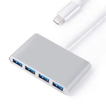 Portabil 5Gbps 3.1 Tip-C la USB 3.0 cu 4 Porturi Driverfree Convertor Adaptor Hub