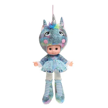 Produse noi de vânzare Fierbinte Jucării Imitație de Păpuși Unicorni Agățat Păpuși Vocal Păpuși de Canto pentru Copii Cadouri de Craciun