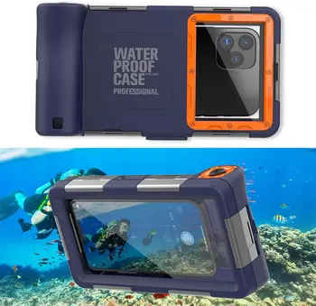 Profesionale 50 de metri de Scufundări Telefon Caz pentru Xiaomi Poco X3 Pro F3 X3 NFC Universal Capac rezistent la apa pentru Exterior Surfing, Înot