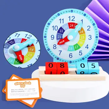 Puzzle Ceasuri de Predare Ceas de Timp de Matematica Jucarii pentru Copii Copii Cadouri